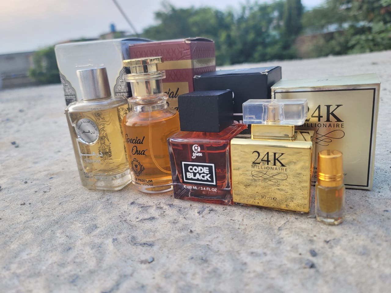 4 IN 1 DEAL DIRHAM SPECIAL OUD CODE BLACK 24K PARFUME AND ITTAR