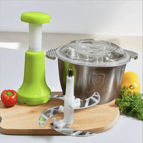 STAINLESS  STEEL HAND PUSH CHOPPER