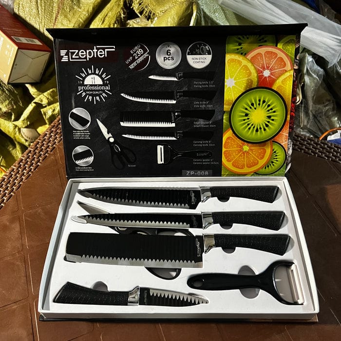 6-Piece Knife Set for Everyday Cooking