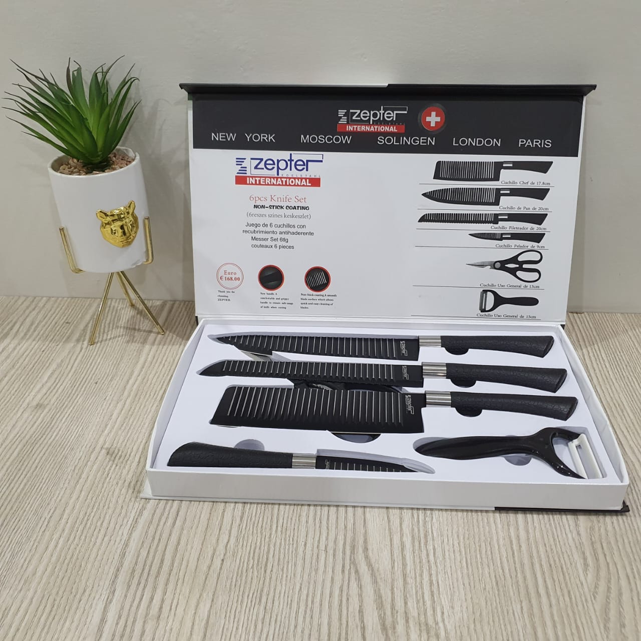 6-Piece Knife Set for Everyday Cooking