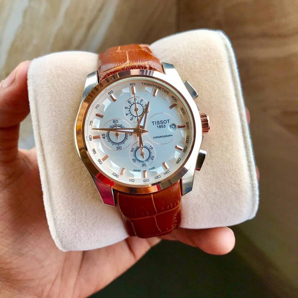 Tissot Leather Strap Watch – Stylish, Comfortable & Timeless Elegance